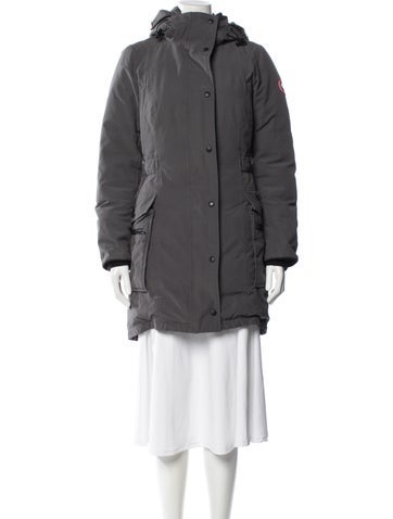 Pre-owned Canada Goose Down Coat In Gray