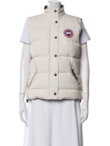Pre-owned Canada Goose Vest In Neutrals