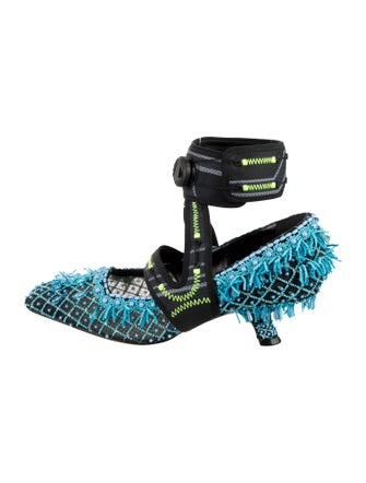 Christian Dior x Roger Vivier Tweed Printed Pumps