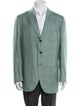 Cesare Attolini Cashmere Plaid Print Blazer
