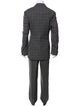 Cesare Attolini Wool Plaid Print Two-Piece Suit