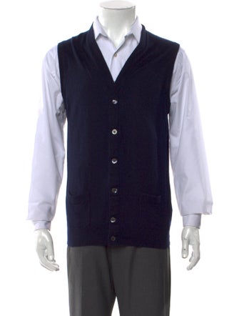 Cesare Attolini V-Neck Sleeveless Sweater Vest