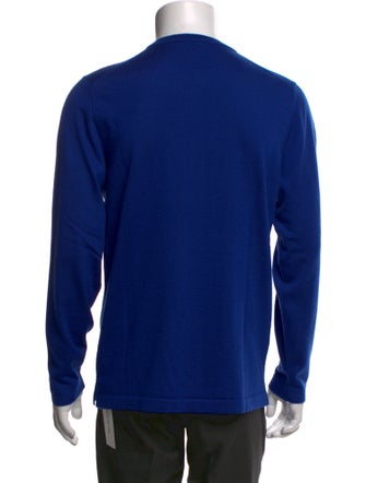 Cesare Attolini Cashmere Crew Neck Polo Sweater