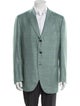 Cesare Attolini Cashmere Plaid Print Blazer