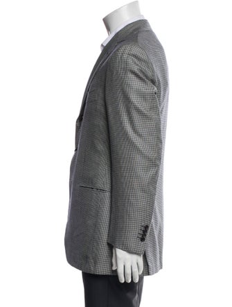 Cesare Attolini Plaid Print Blazer