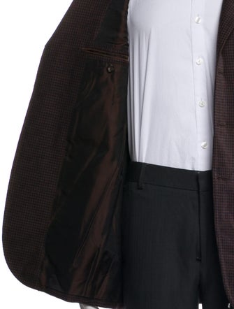 Cesare Attolini Plaid Print Blazer