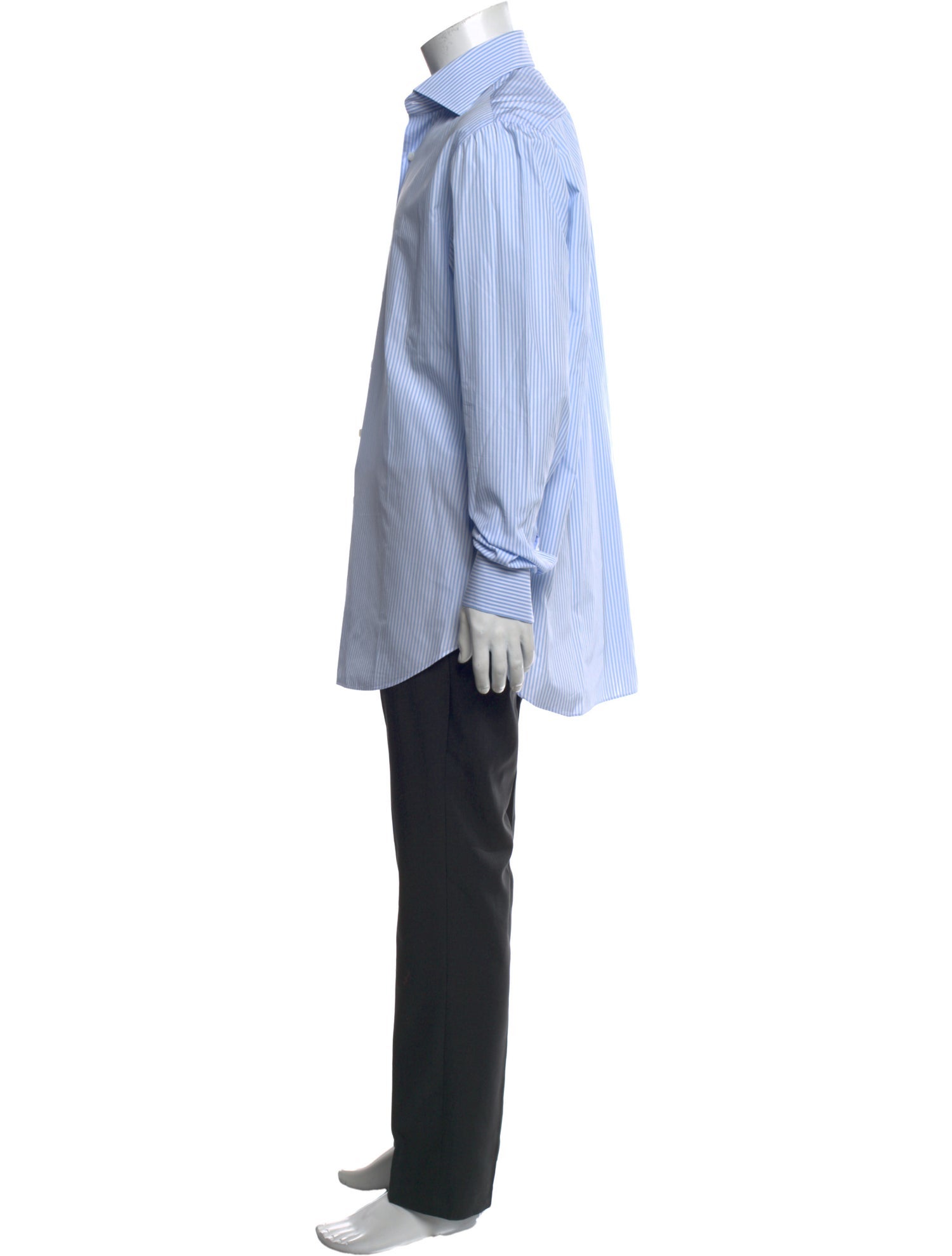 Cesare Attolini Striped Long Sleeve Dress Shirt