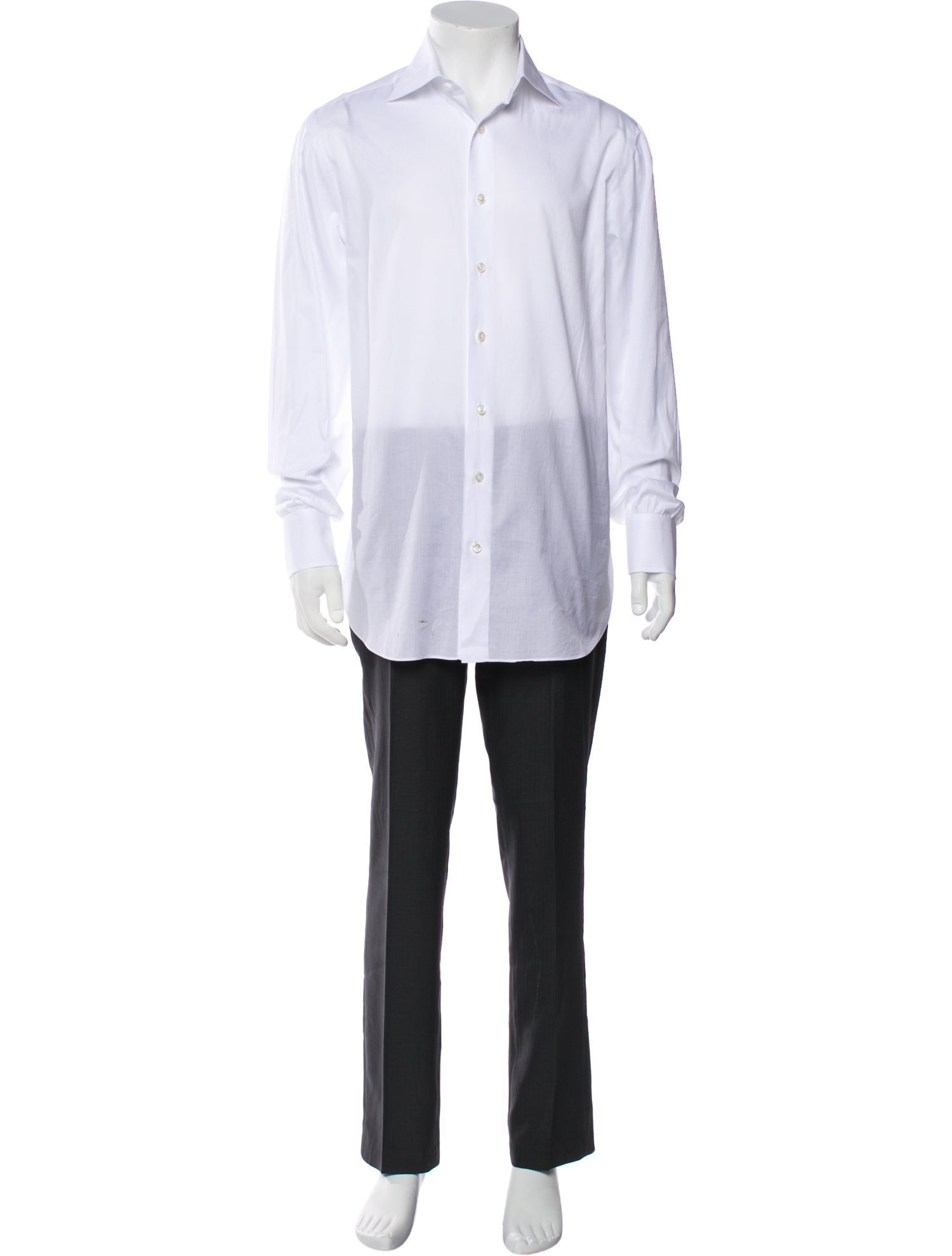 Cesare Attolini Long Sleeve Tuxedo Shirt