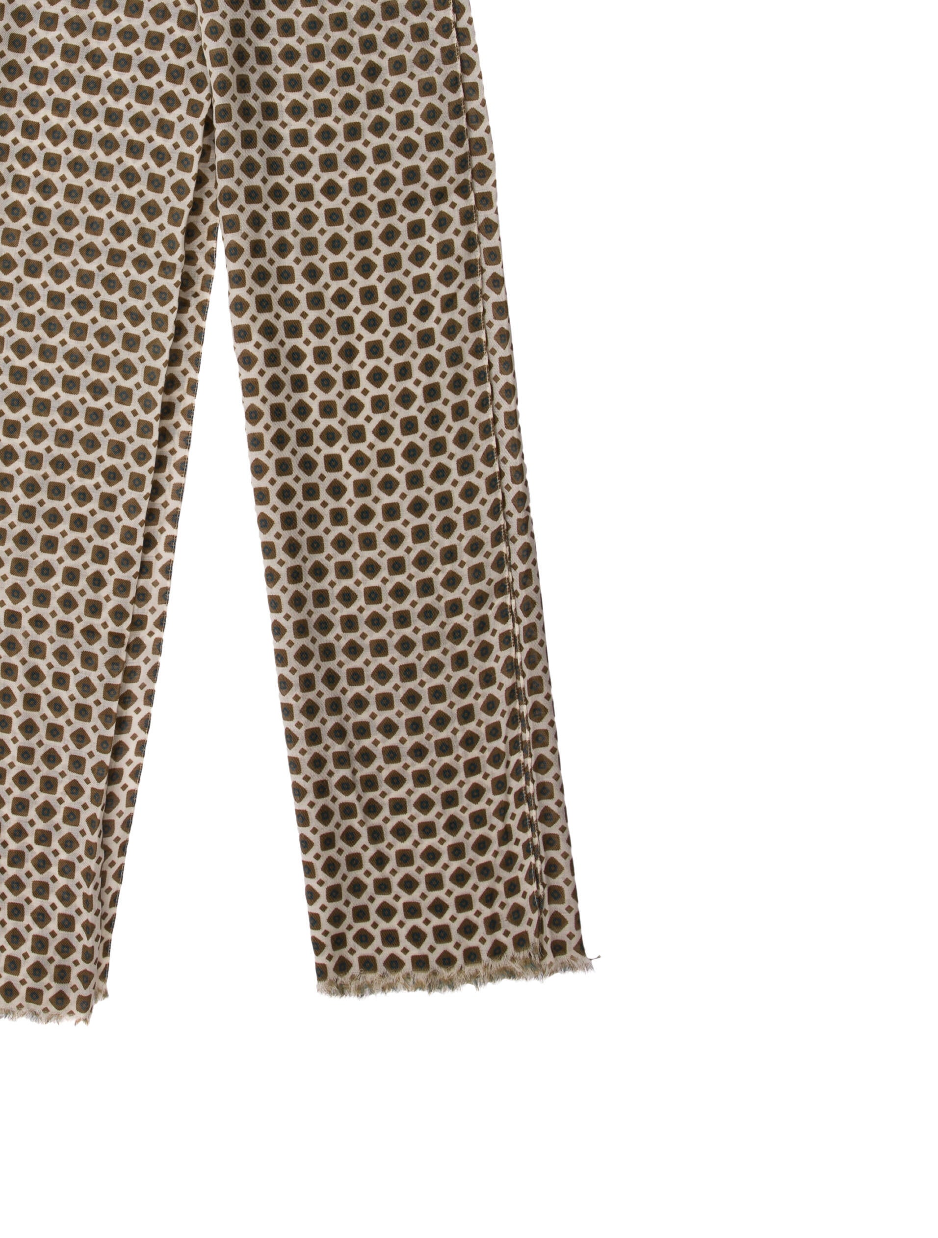 Cesare Attolini Wool Printed Scarf