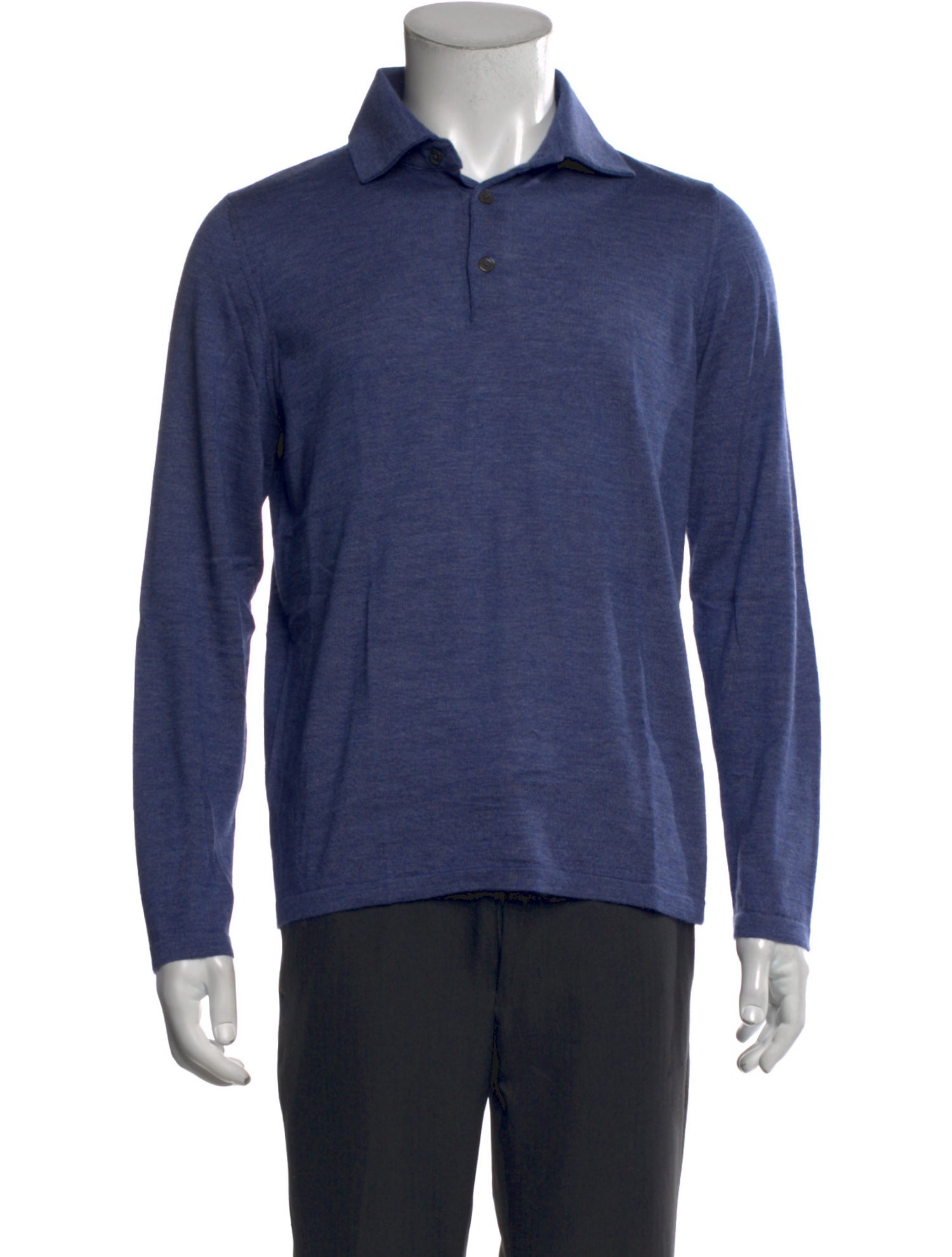 Cesare Attolini Cashmere Collar Polo Sweater