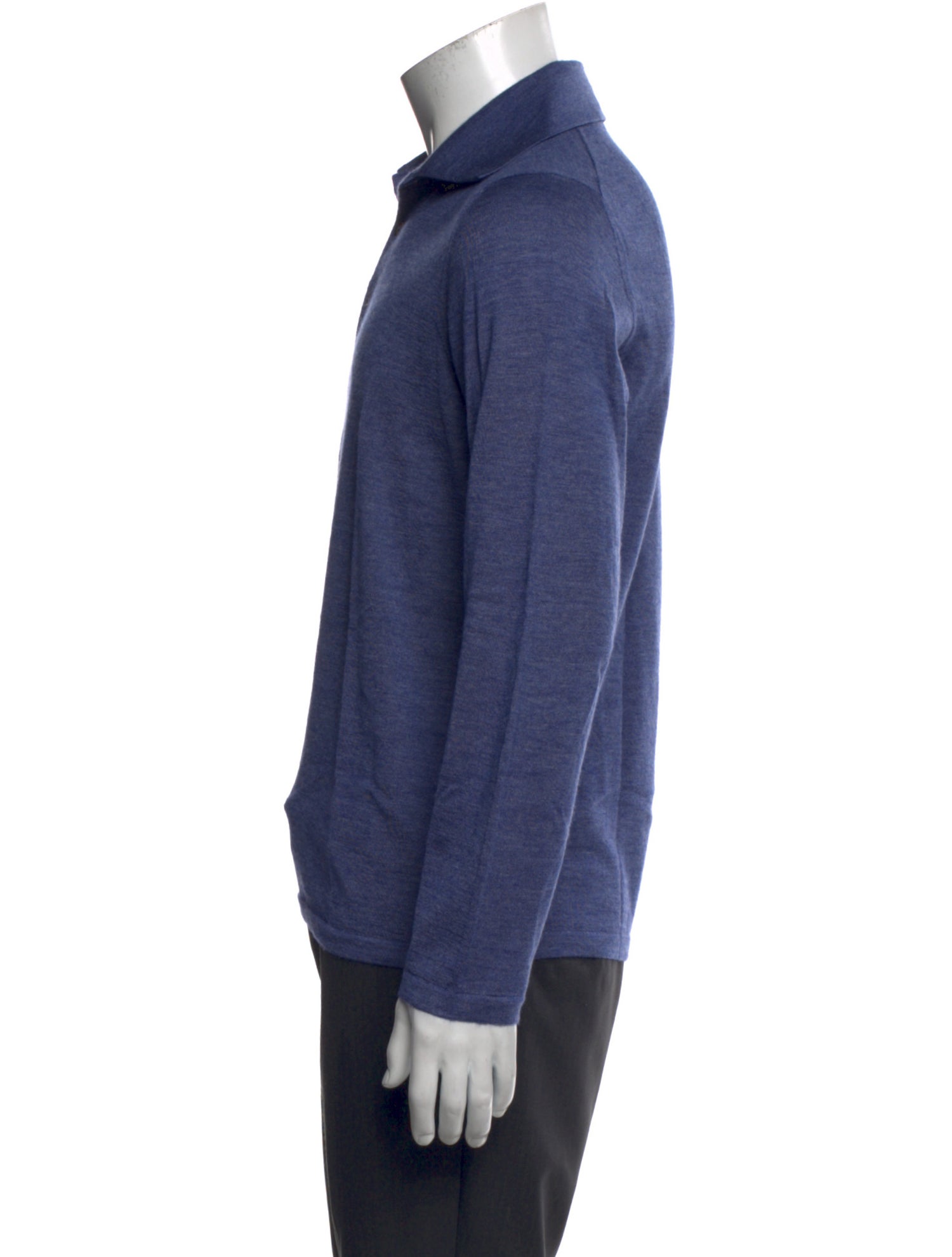 Cesare Attolini Cashmere Collar Polo Sweater