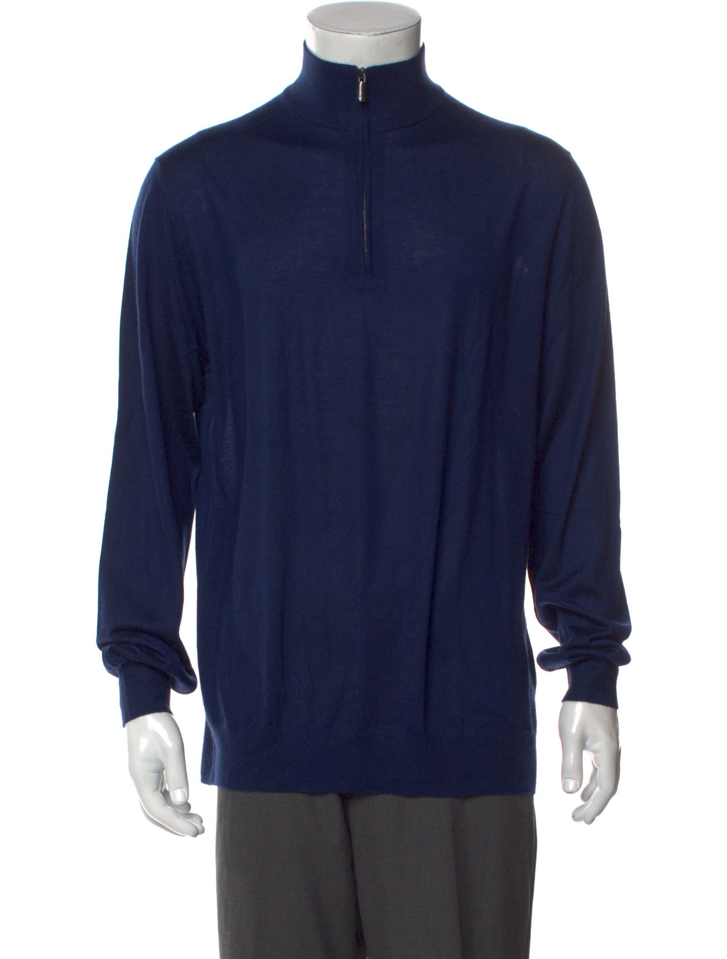 Cesare Attolini Cashmere Mock Neck Pullover