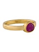 Caroline Ellen 20K Ruby Stack Ring