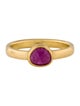Caroline Ellen 20K Ruby Stack Ring
