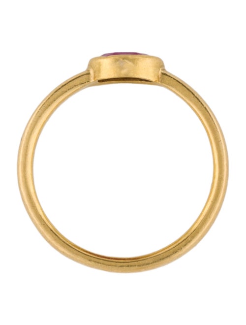 Caroline Ellen 20K Ruby Stack Ring