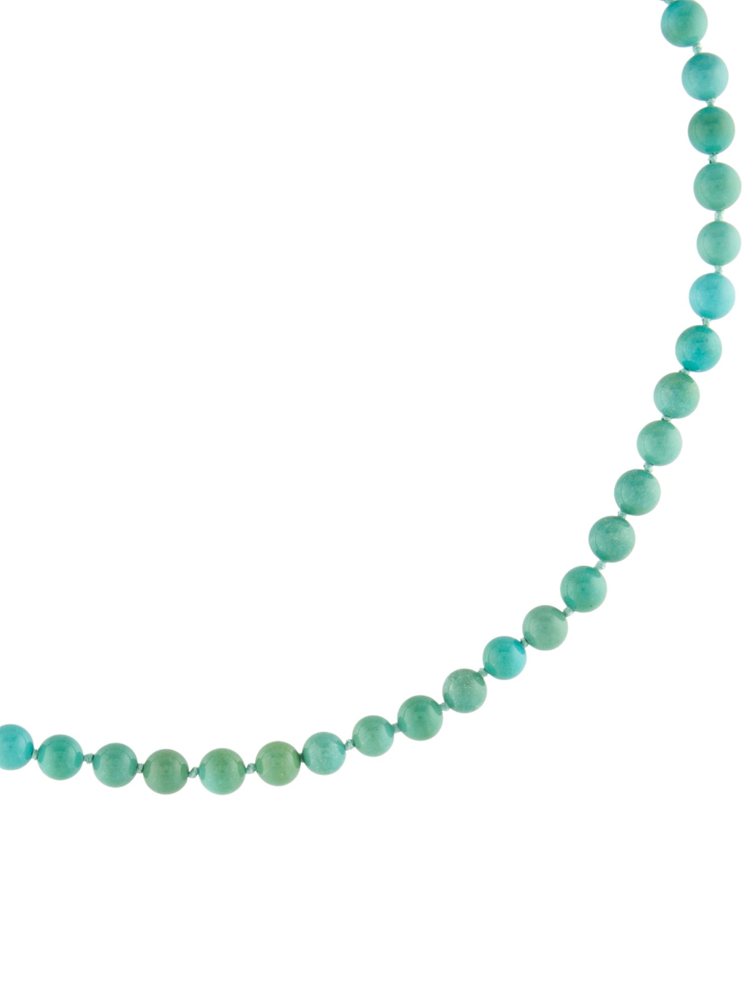 Caroline Ellen 20K Turquoise Bead Strand Necklace