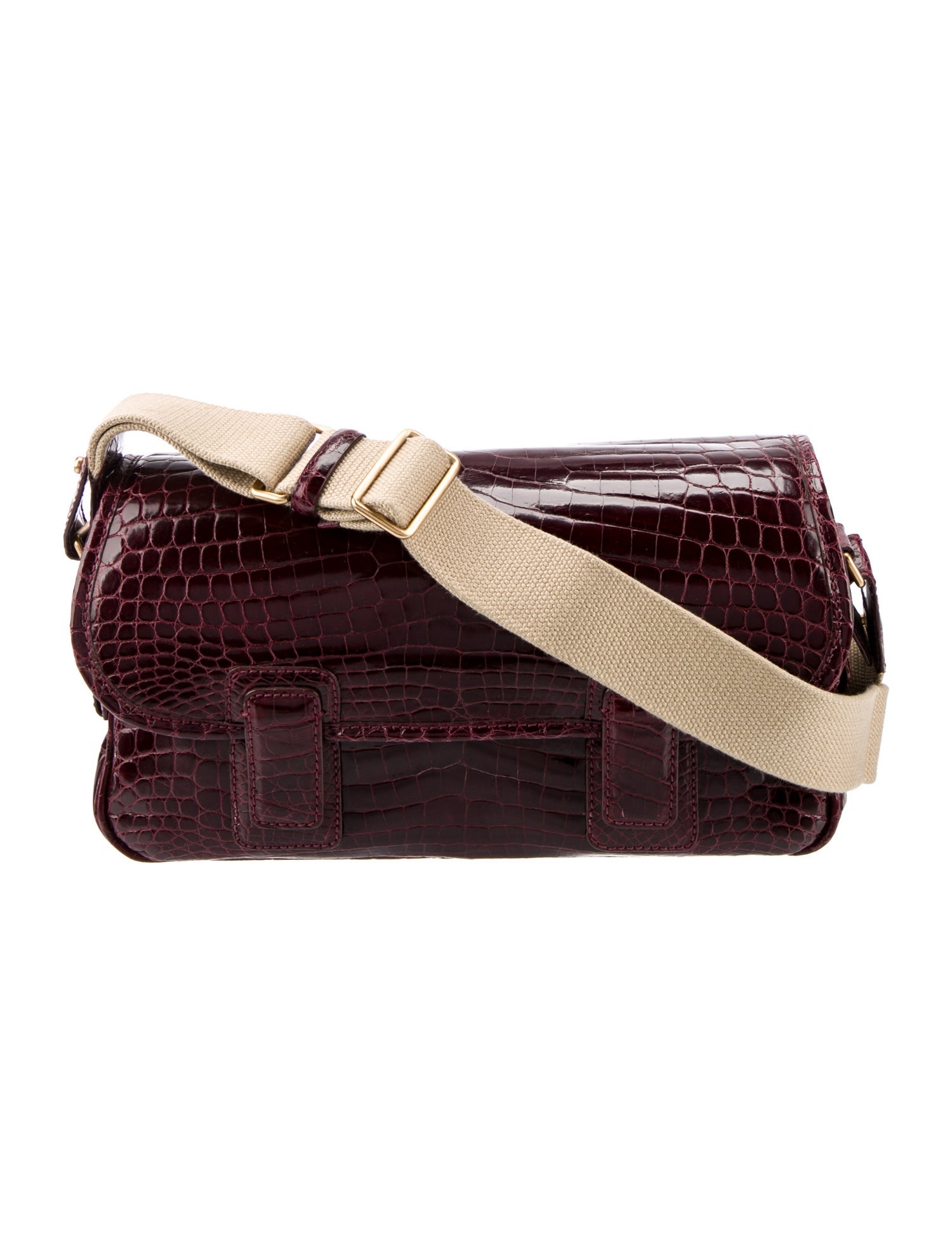 Cece Cord Crocodile Messenger Bag Vintage