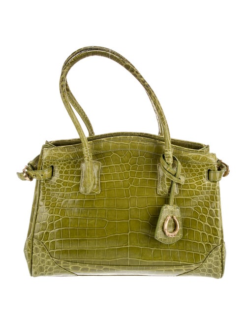 Cece Cord Embossed Leather Top Handle Bag