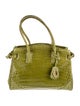 Cece Cord Embossed Leather Top Handle Bag