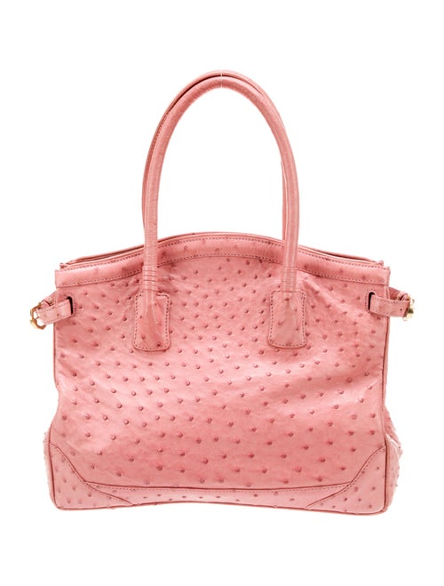 Cece Cord Ostrich Top Handle Bag