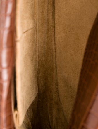 Cece Cord Crocodile Clutch