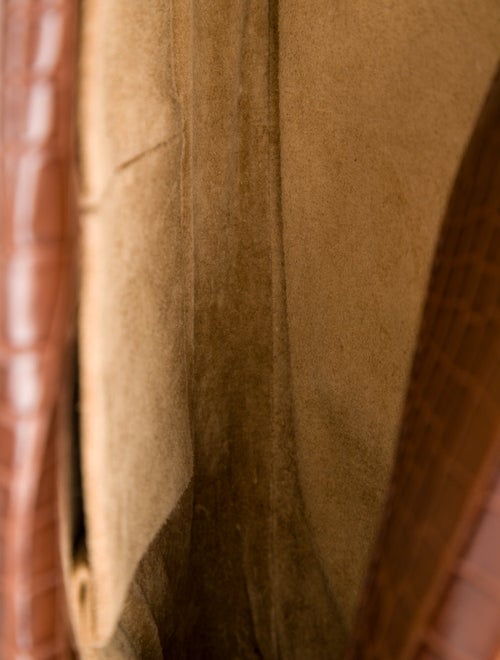 Cece Cord Crocodile Clutch