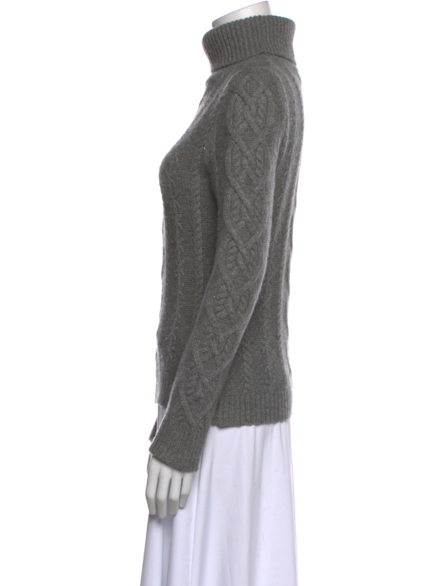 Cece Cord Cashmere Turtleneck Sweater