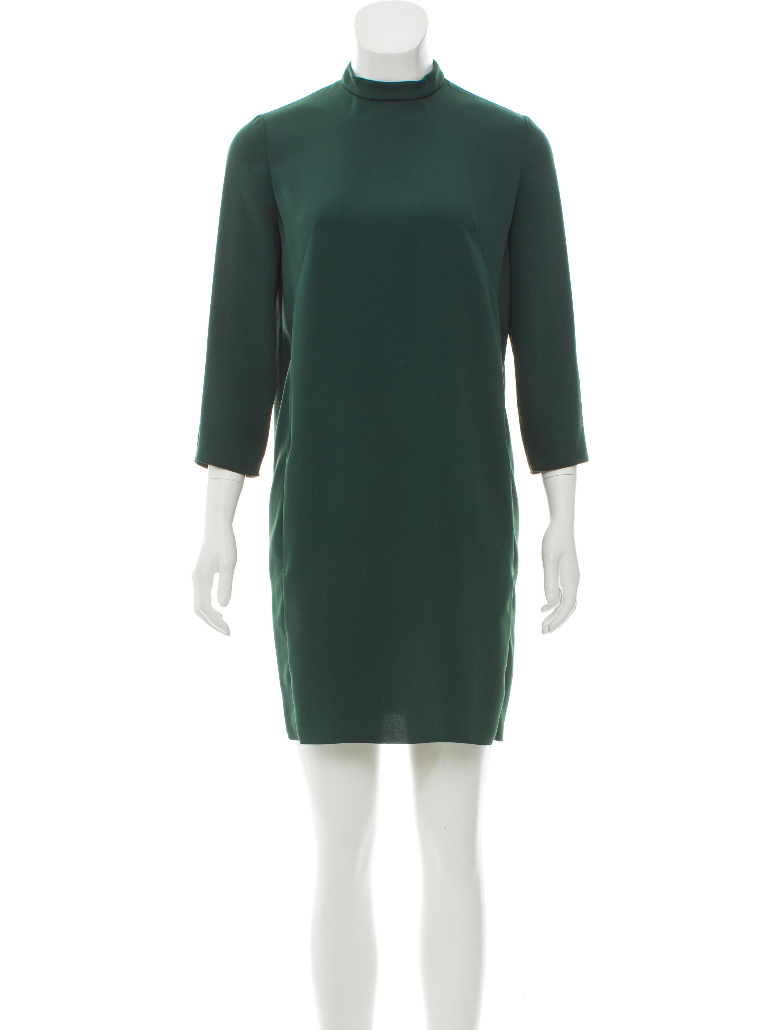Cédric Charlier Shift Mock Neck Dress
