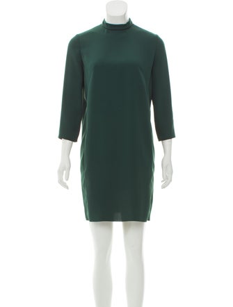 Cédric Charlier Shift Mock Neck Dress