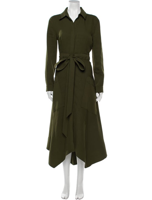 Cédric Charlier Long Dress Green