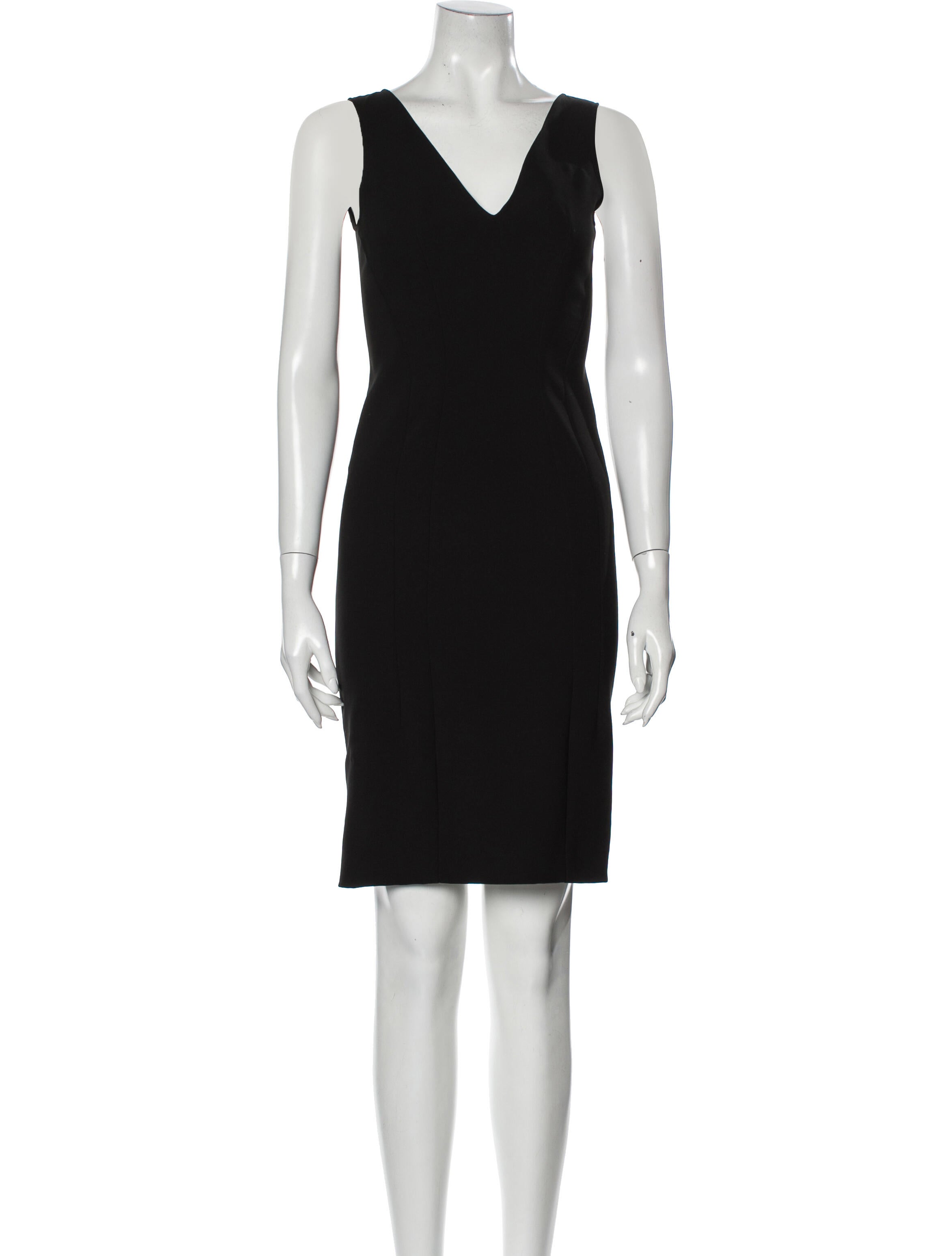 Cédric Charlier V-Neck Knee-Length Dress