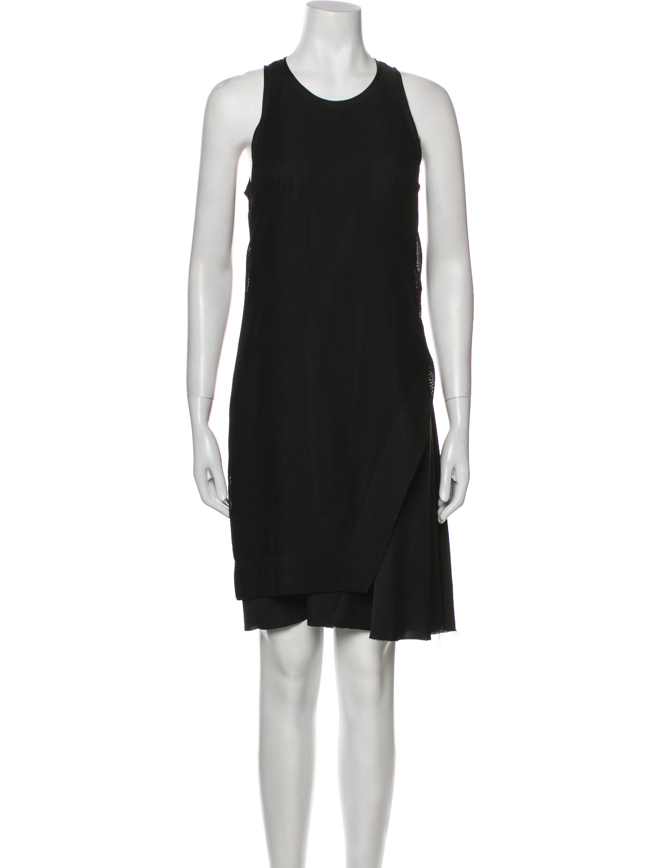 Cédric Charlier Scoop Neck Knee-Length Dress