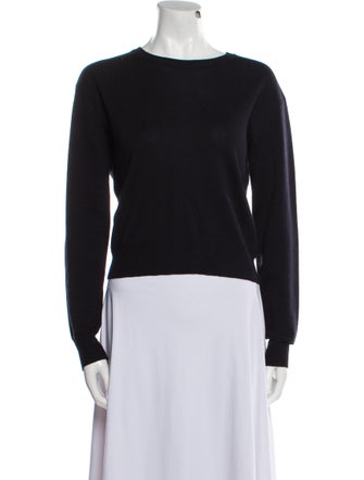 Cédric Charlier Virgin Wool Crew Neck Sweater