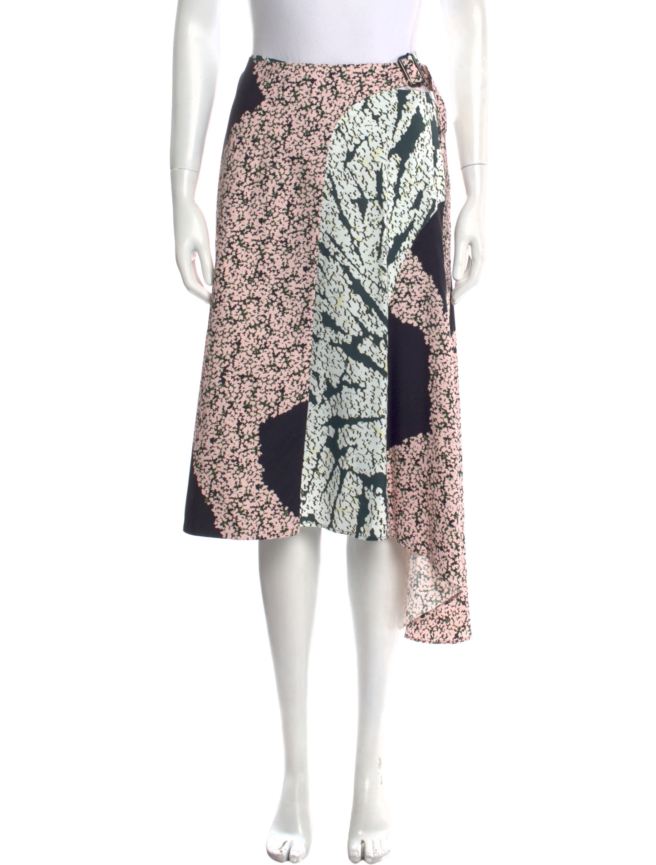 Cédric Charlier Printed Knee-Length Skirt