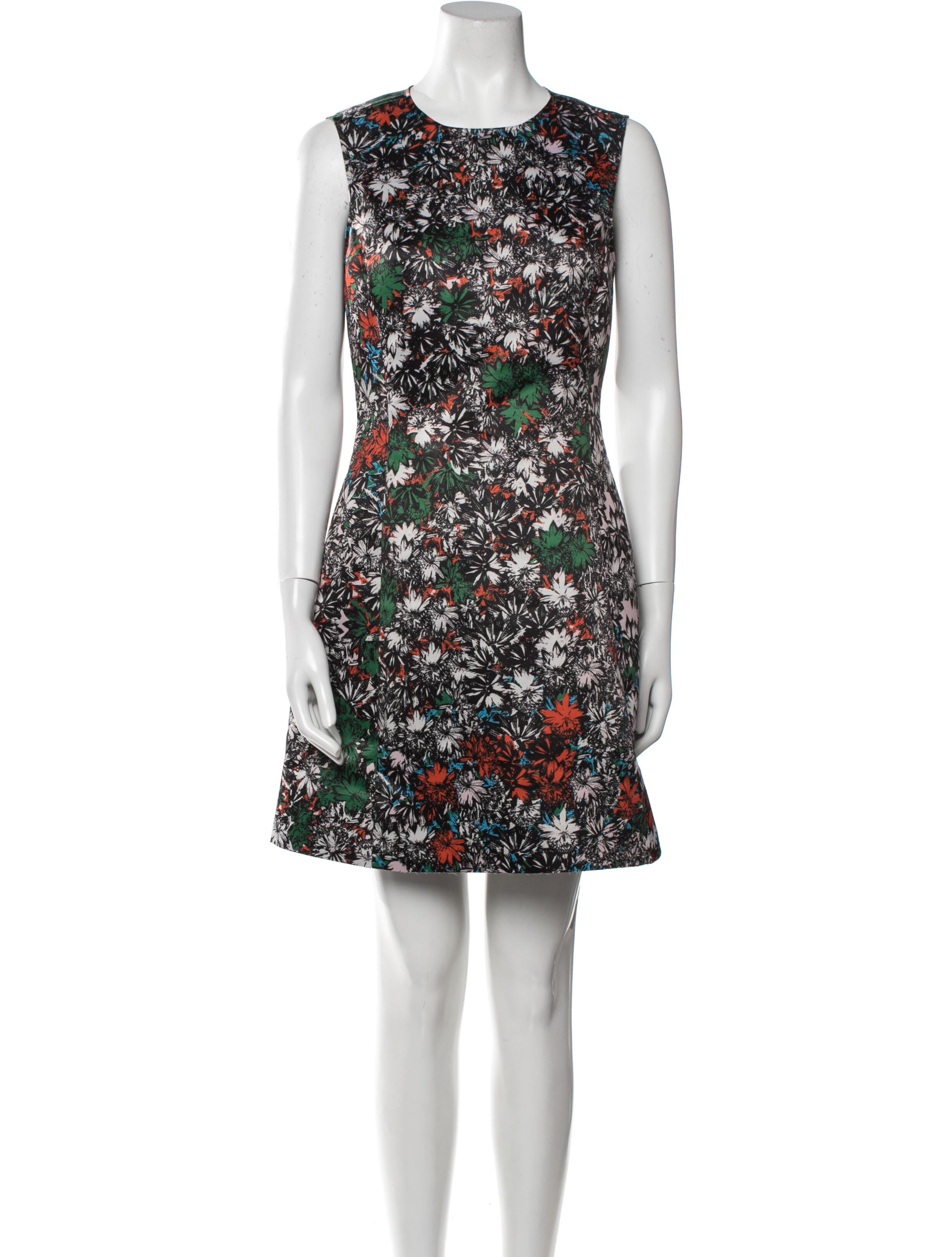 Cédric Charlier Floral Print Mini Dress