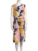 Cédric Charlier Printed Midi Length Dress