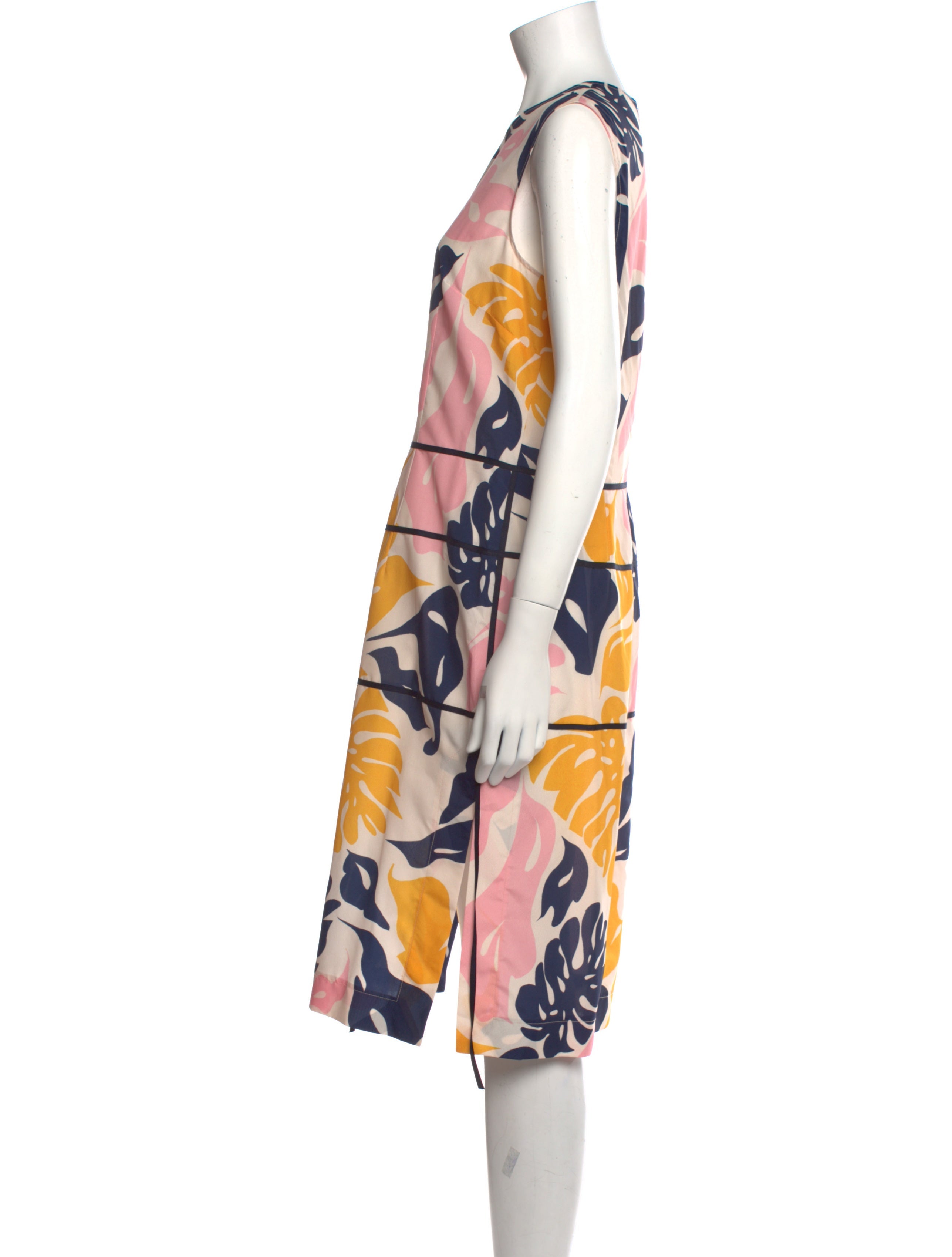 Cédric Charlier Printed Midi Length Dress