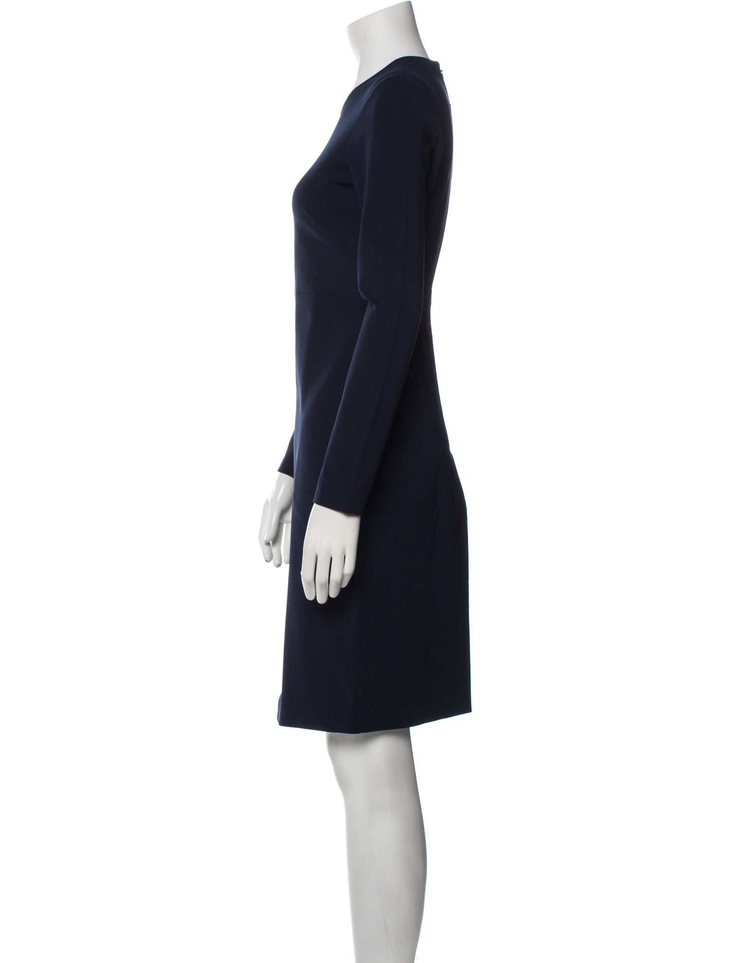 Cédric Charlier Crew Neck Knee-Length Dress