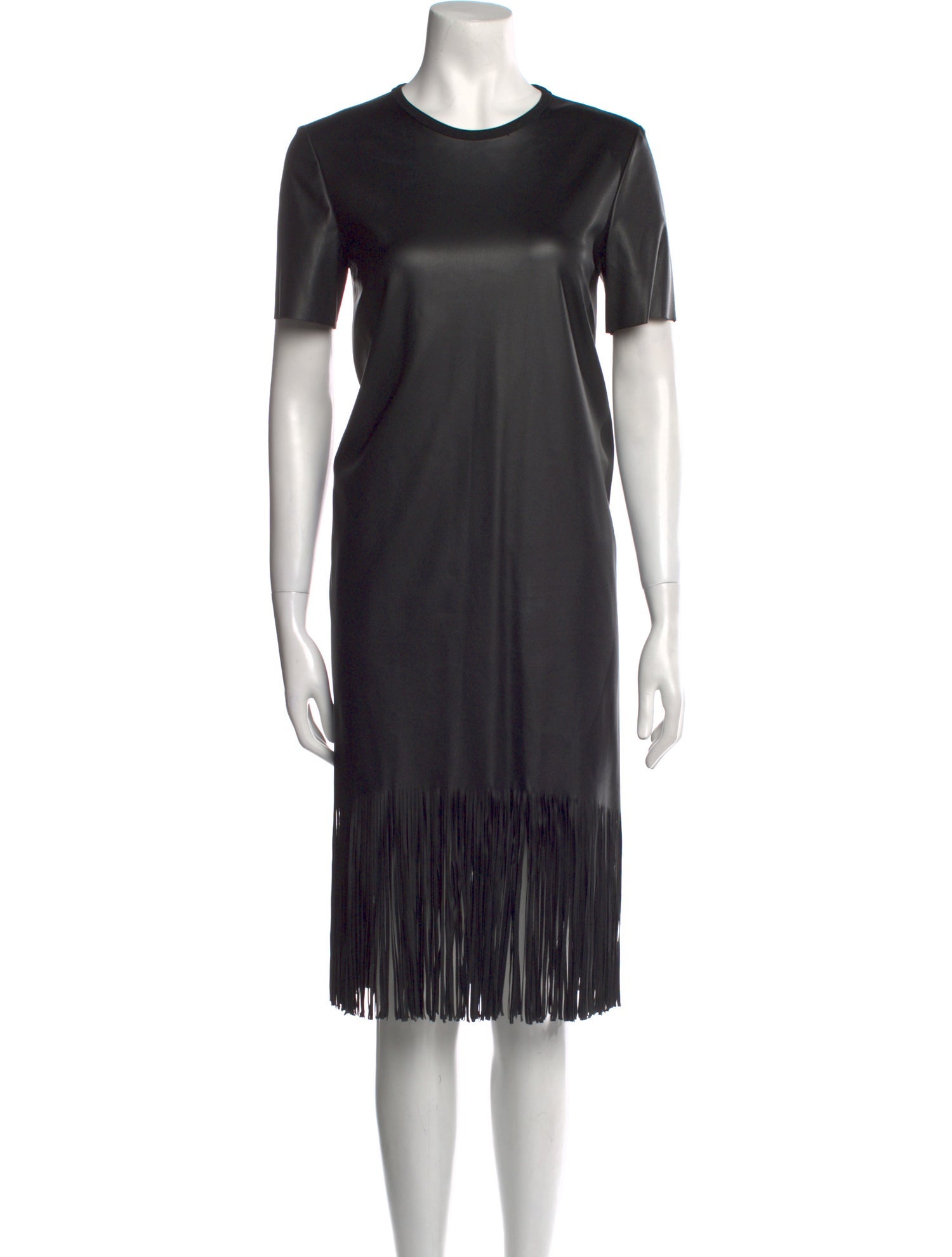 Cédric Charlier Crew Neck Midi Length Dress