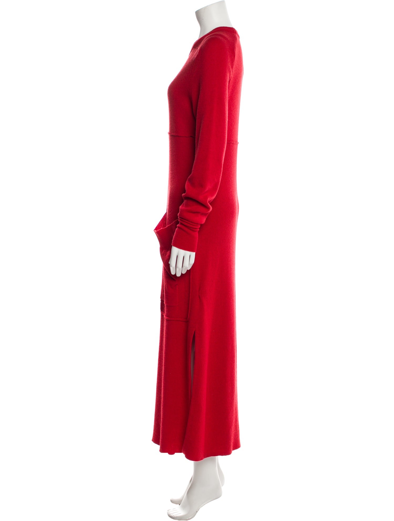 Cédric Charlier Crew Neck Long Dress