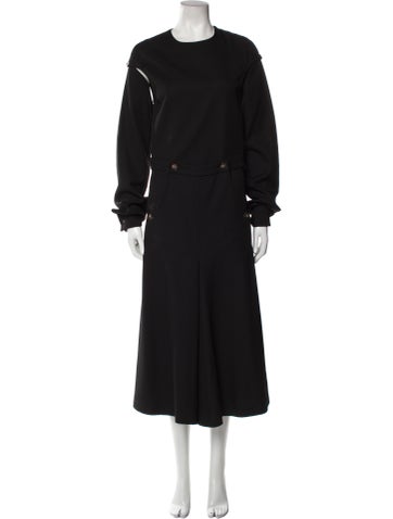Cédric Charlier Dresses Virgin Wool Long Dress US 6 | M