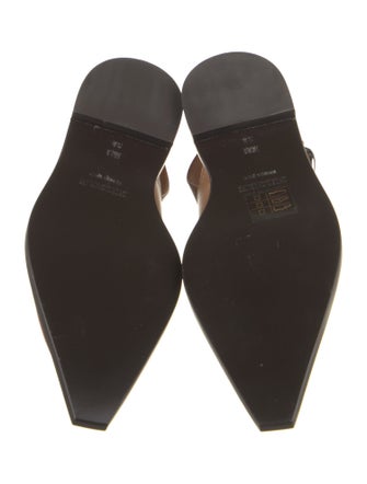 Cédric Charlier Leather Slingback Flats