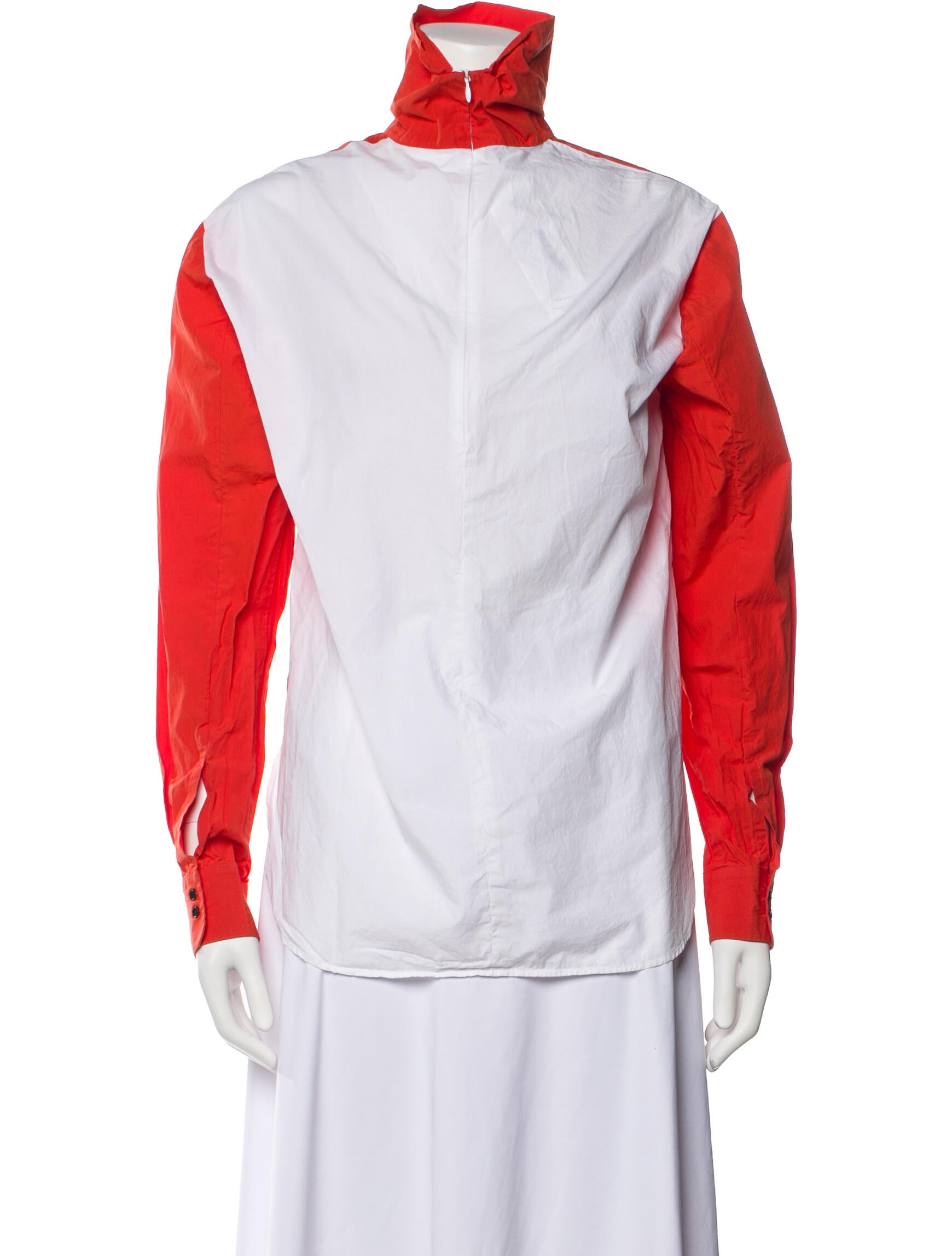 Cédric Charlier Mock Neck Long Sleeve Sweatshirt