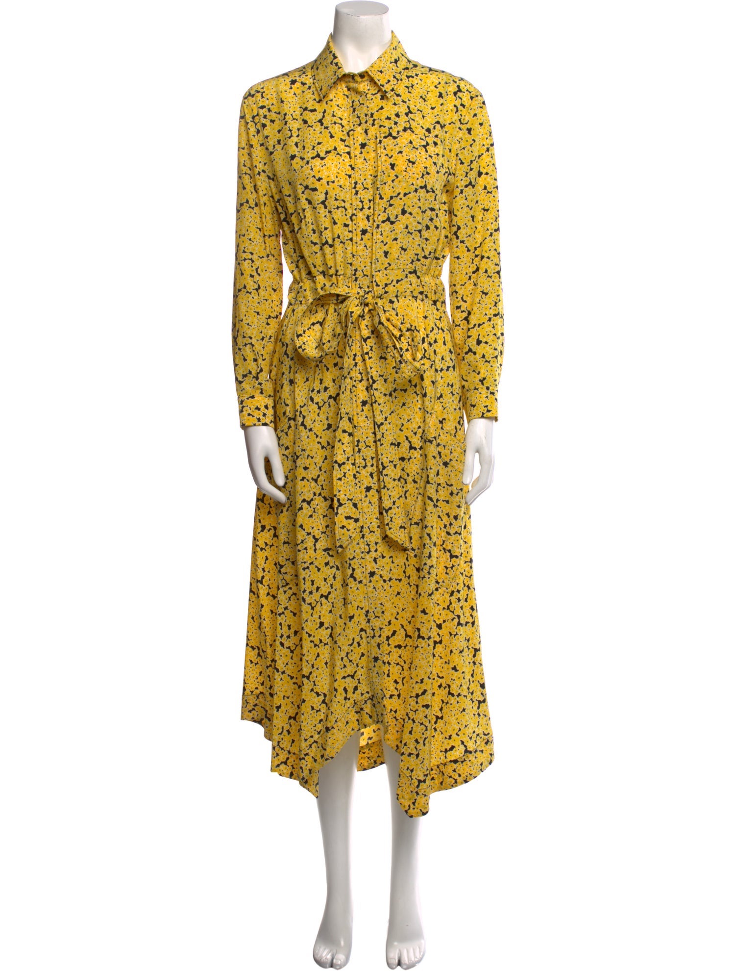 Cédric Charlier Silk Long Dress