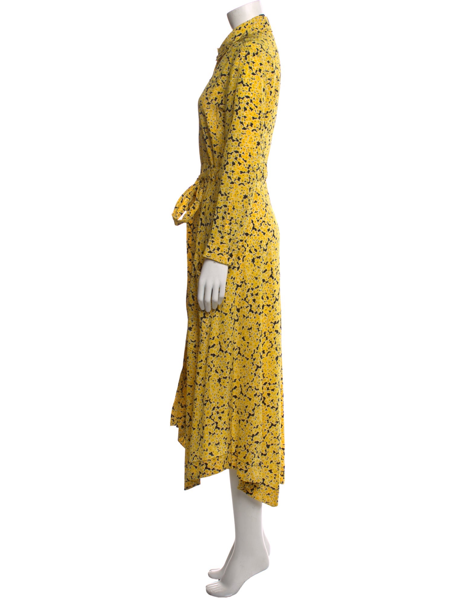 Cédric Charlier Silk Long Dress