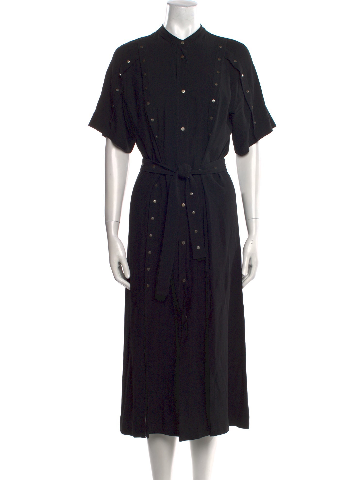 Cédric Charlier Mock Neck Midi Length Dress