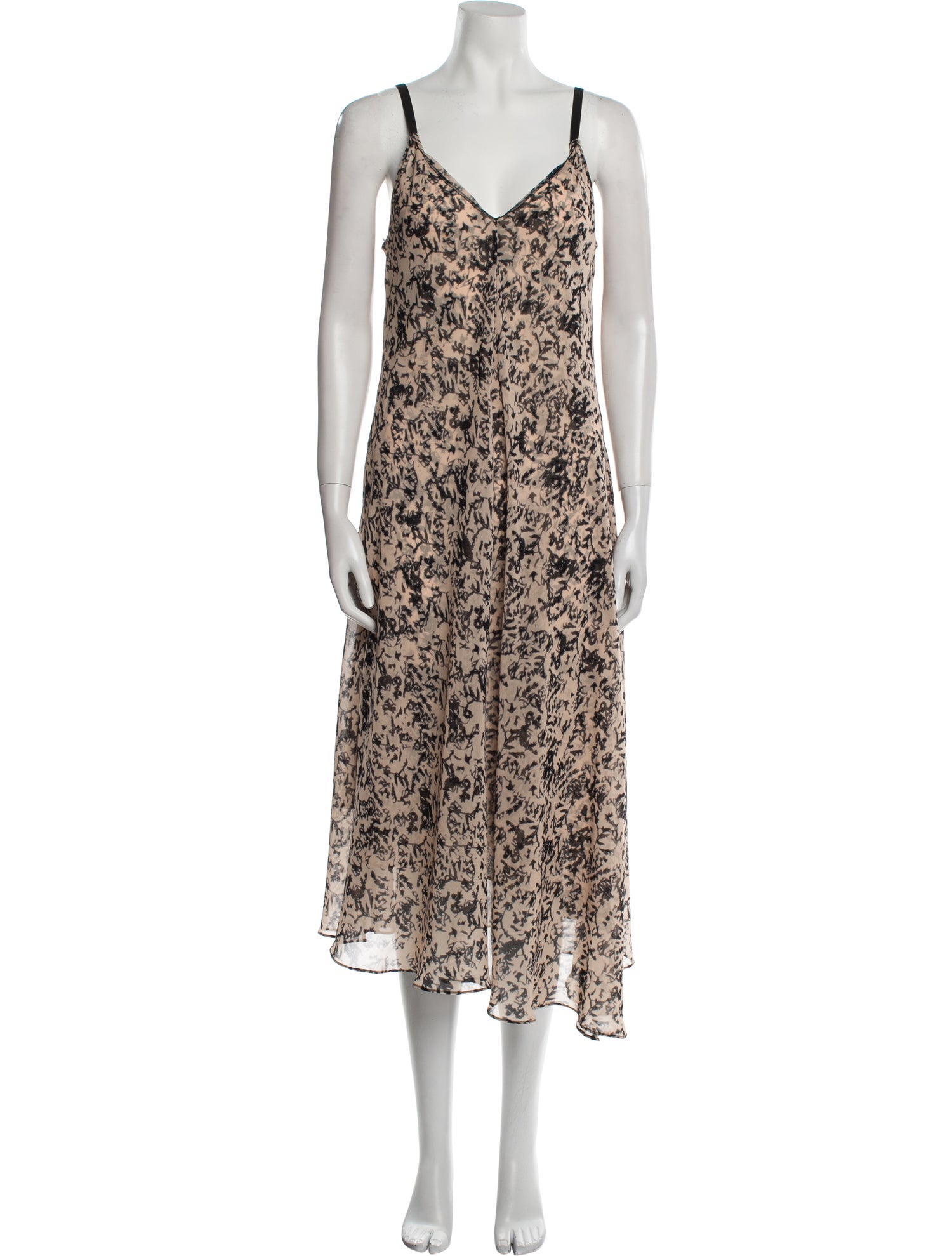 Cédric Charlier Printed Long Dress