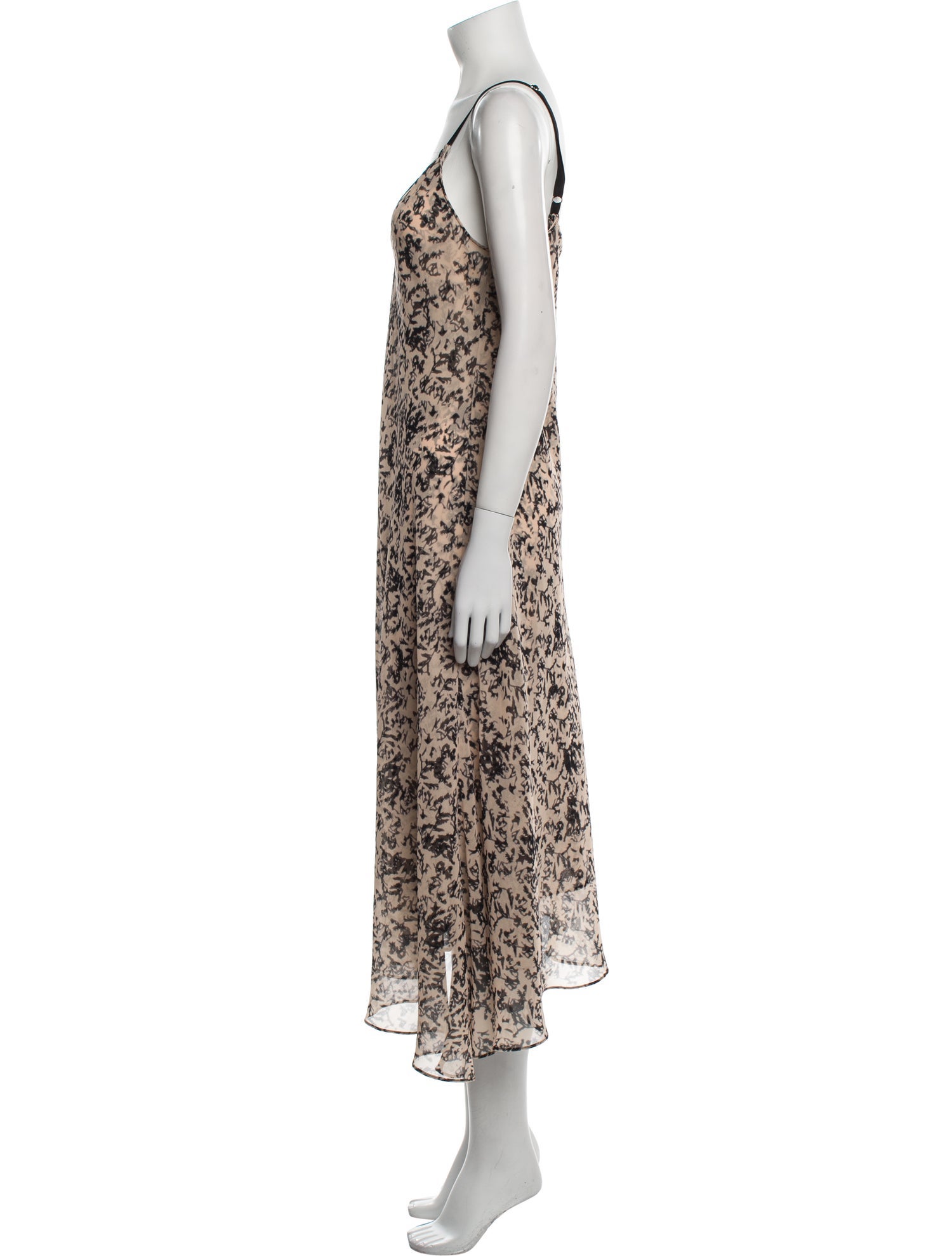 Cédric Charlier Printed Long Dress