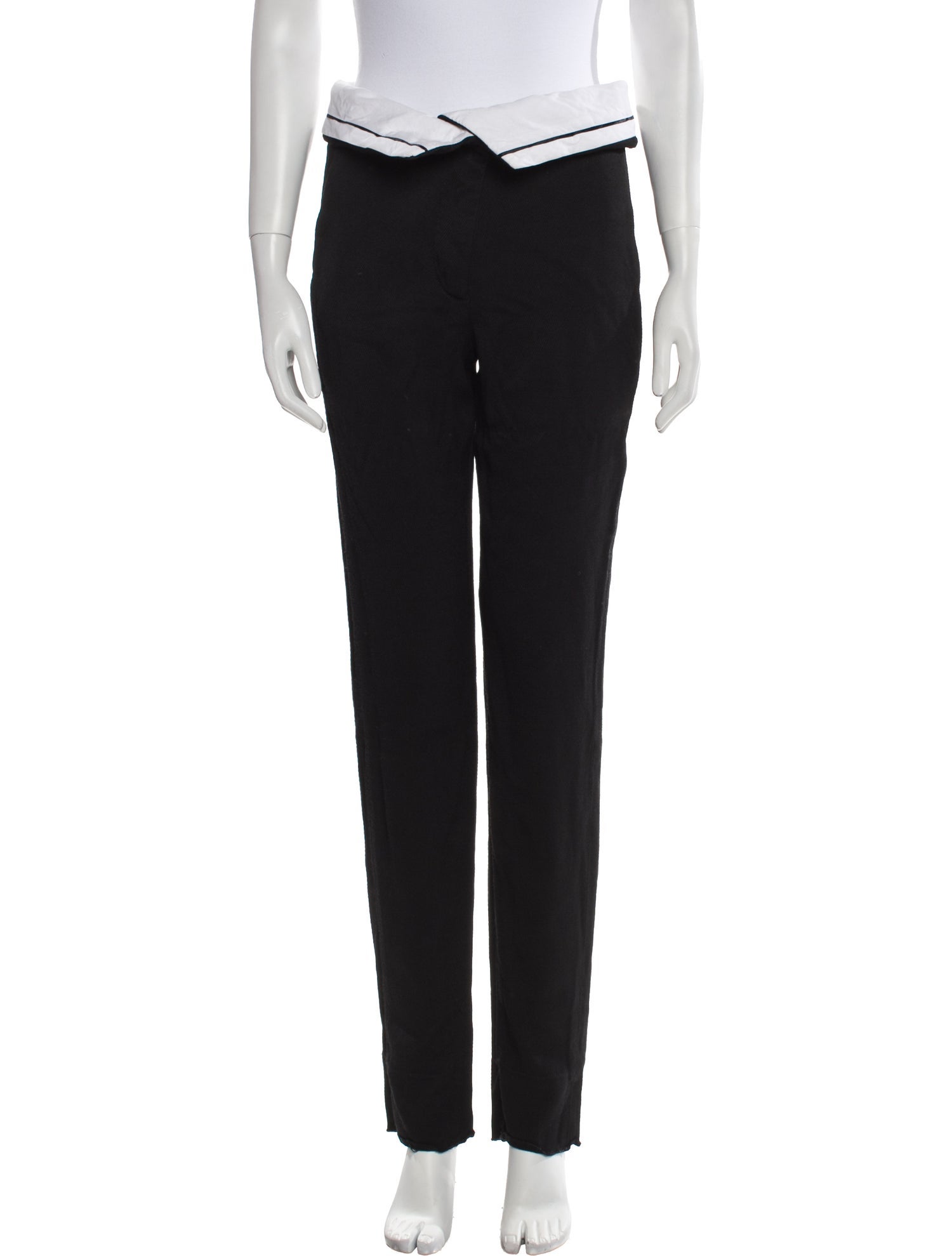 Cédric Charlier Virgin Wool Straight Leg Pants