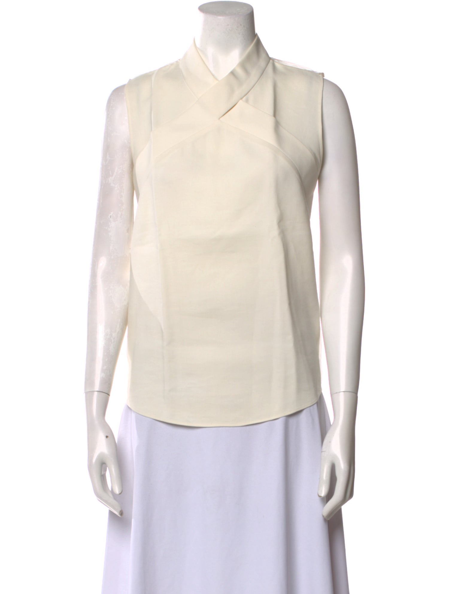 Cédric Charlier V-Neck Sleeveless Top